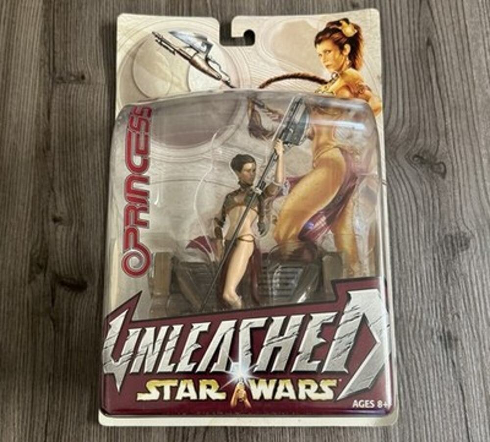 Star Wars Unleashed Princess Leia Slave Action Figure Sealed